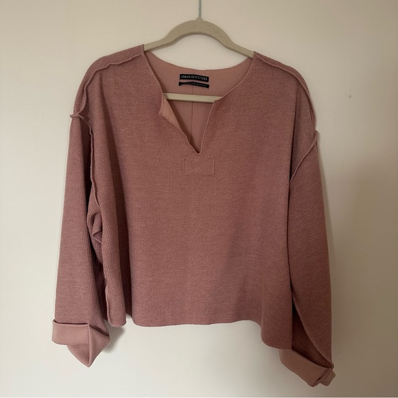 Urban outfitters jax inside out notch neck top - Picture 2 of 4